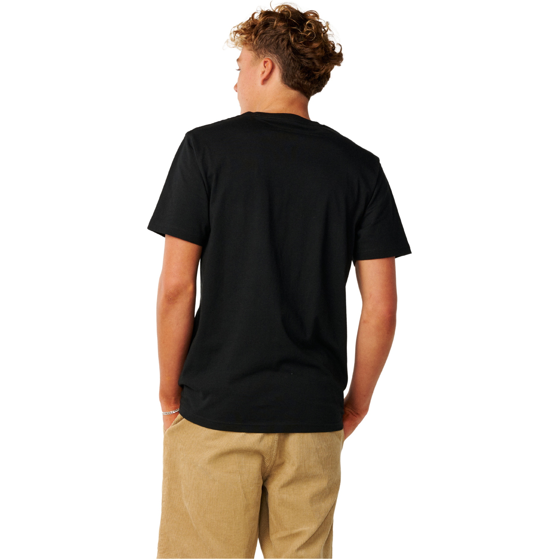 2026 Rip Curl Mens Streamline Pocket Badge T-Shirt 13TMTE - Black